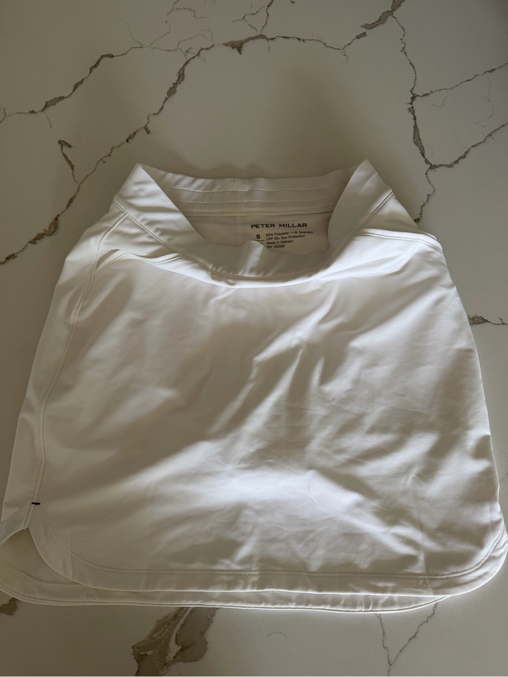 Peter Millar Alice Petal Hem Skort White